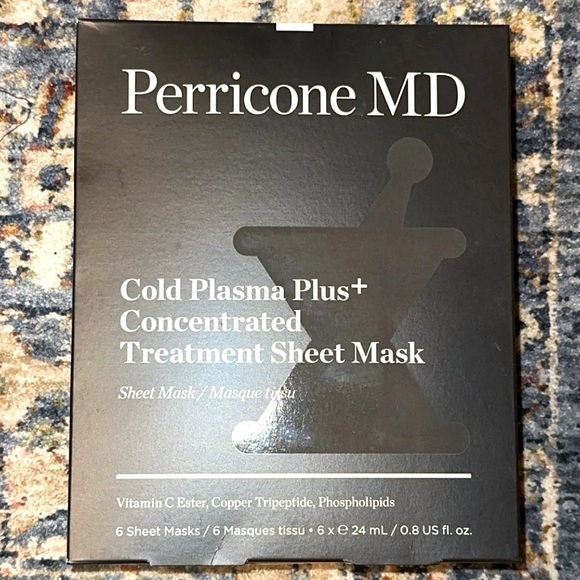NWT Perricone MD Cold Plasma Plus + Concentrated Treatment Sheet 6 Count Masks - Picture 2 of 4